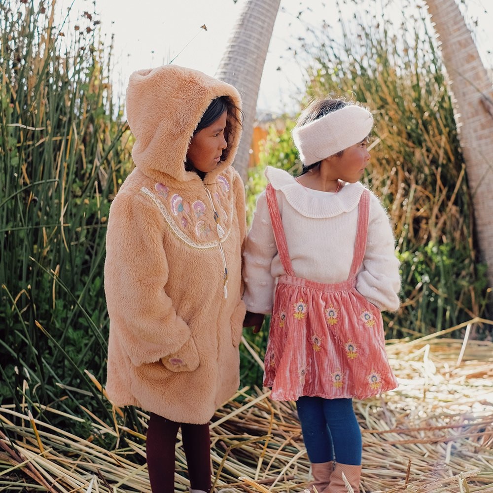 Louise Misha Embroidered Mona Coat